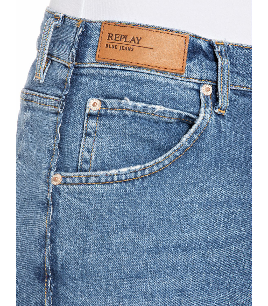 バギーフィットNARJAブルーデニム 詳細画像 ミディアムブルー 7